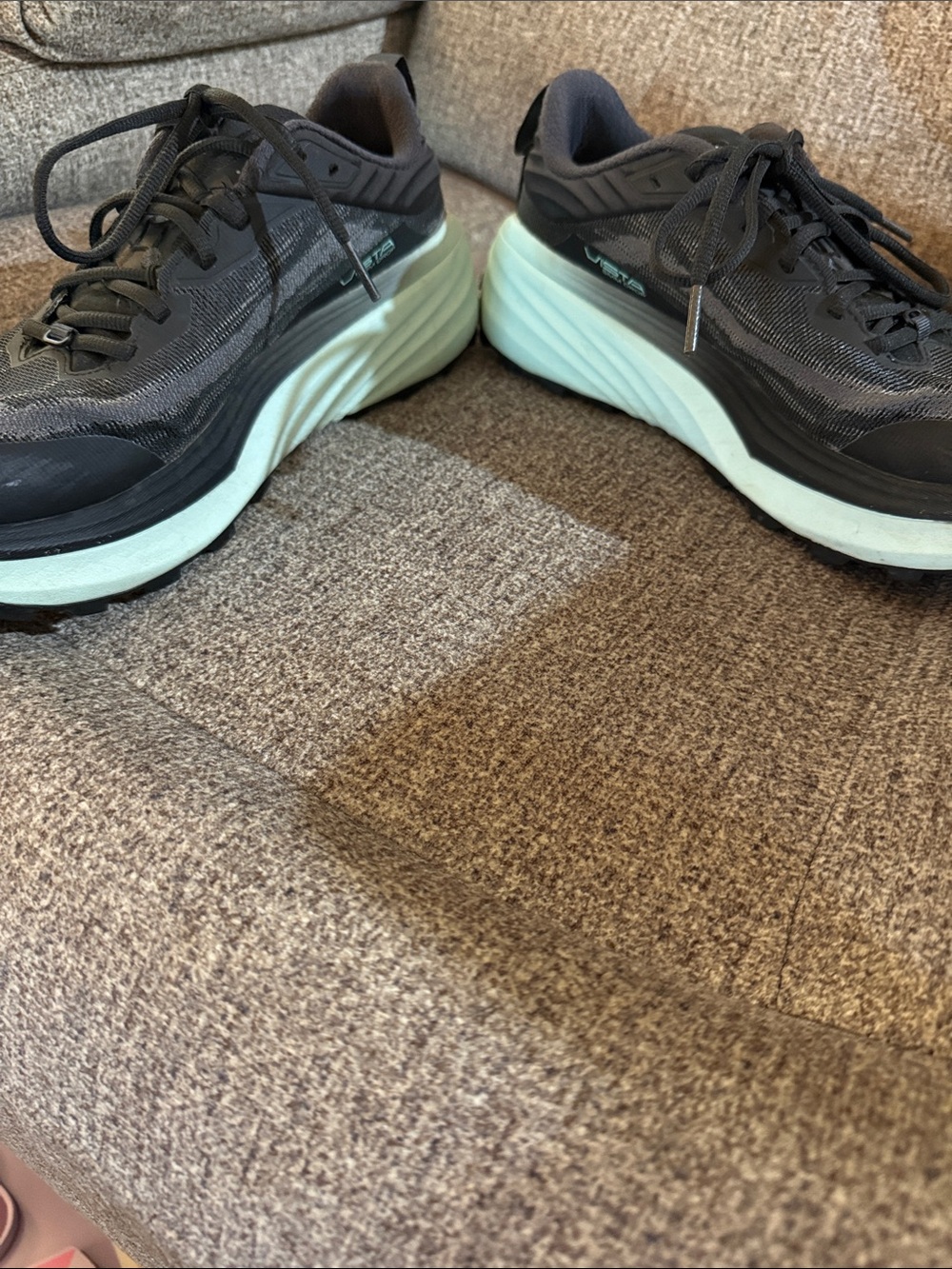 Women’s Topo Vista Black & Mint Running Shoes 10 - Picture 5 of 7
